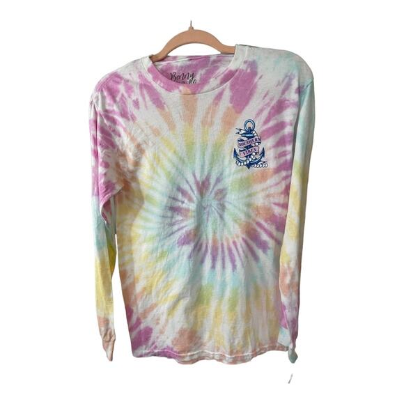 New Tie Dye ~ BENNY & BELLE ~ Southern Vibes long sleeve Tee~ S - Picture 3 of 6